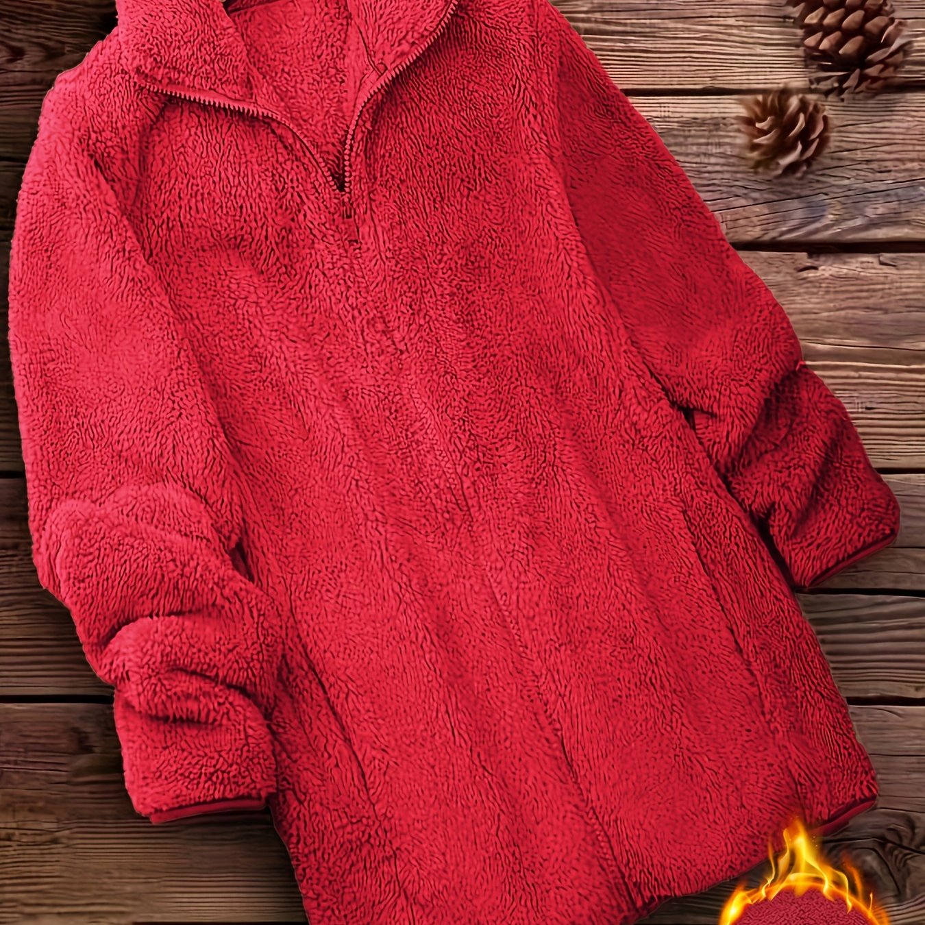Women’s Solid Teddy Coat