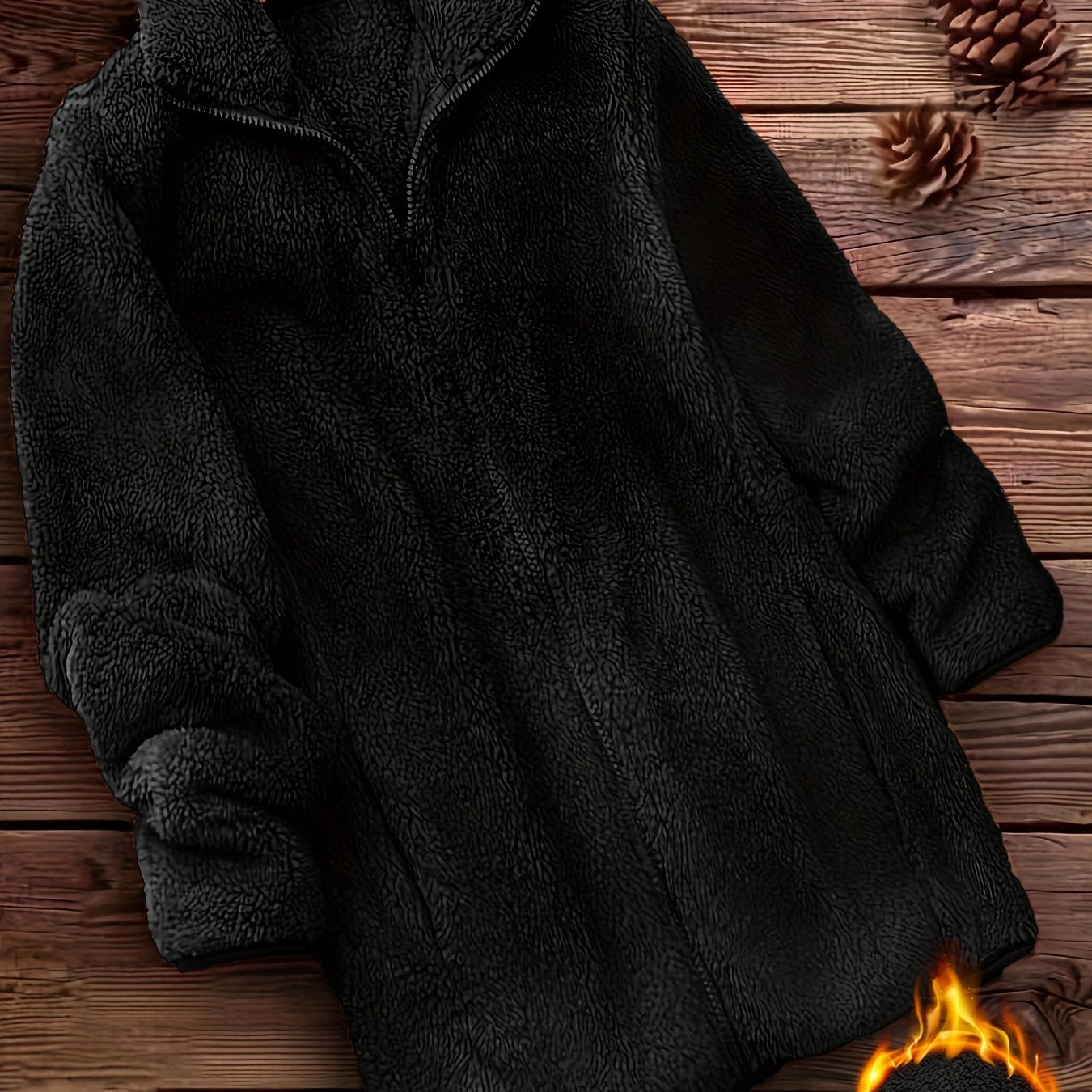 Women’s Solid Teddy Coat