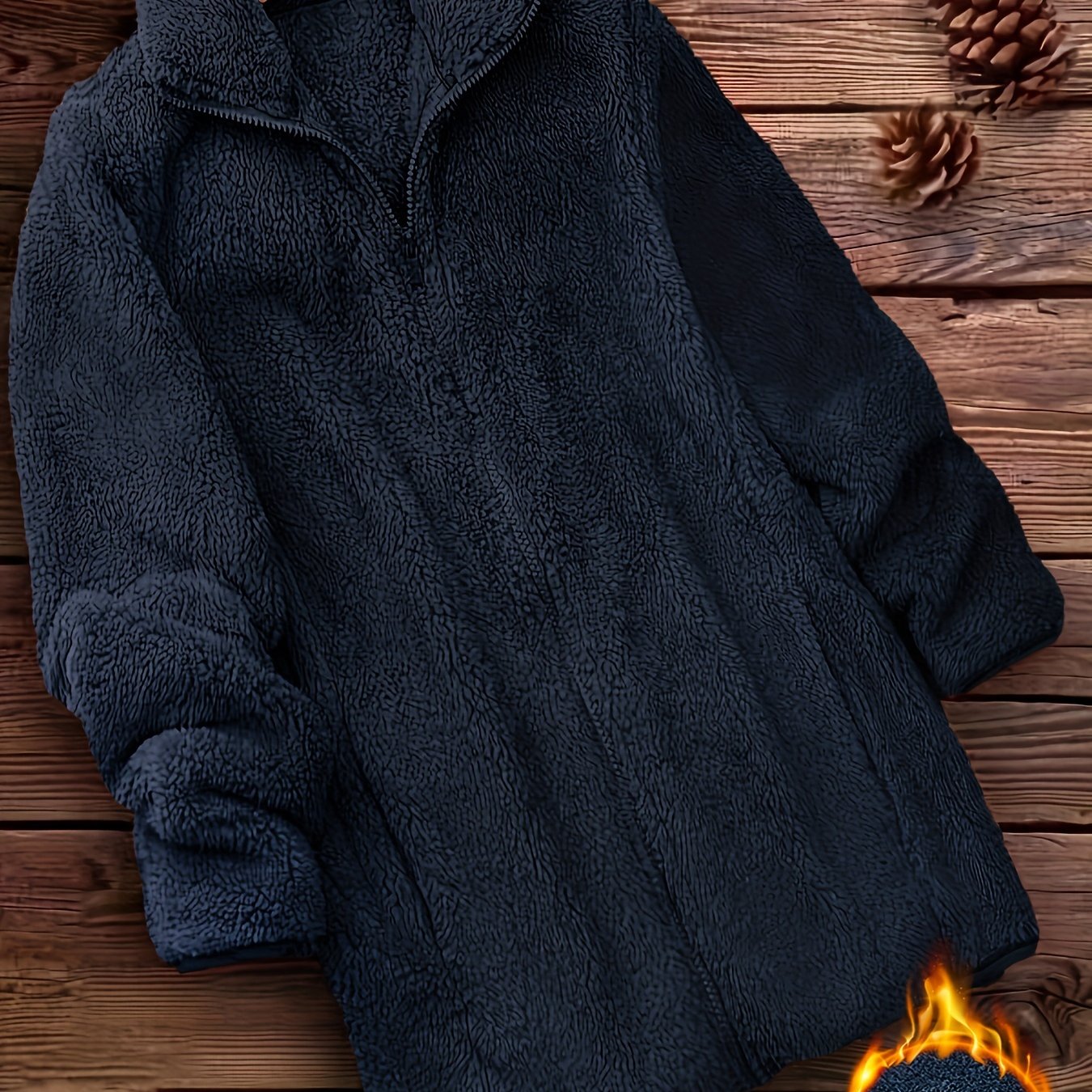 Women’s Solid Teddy Coat
