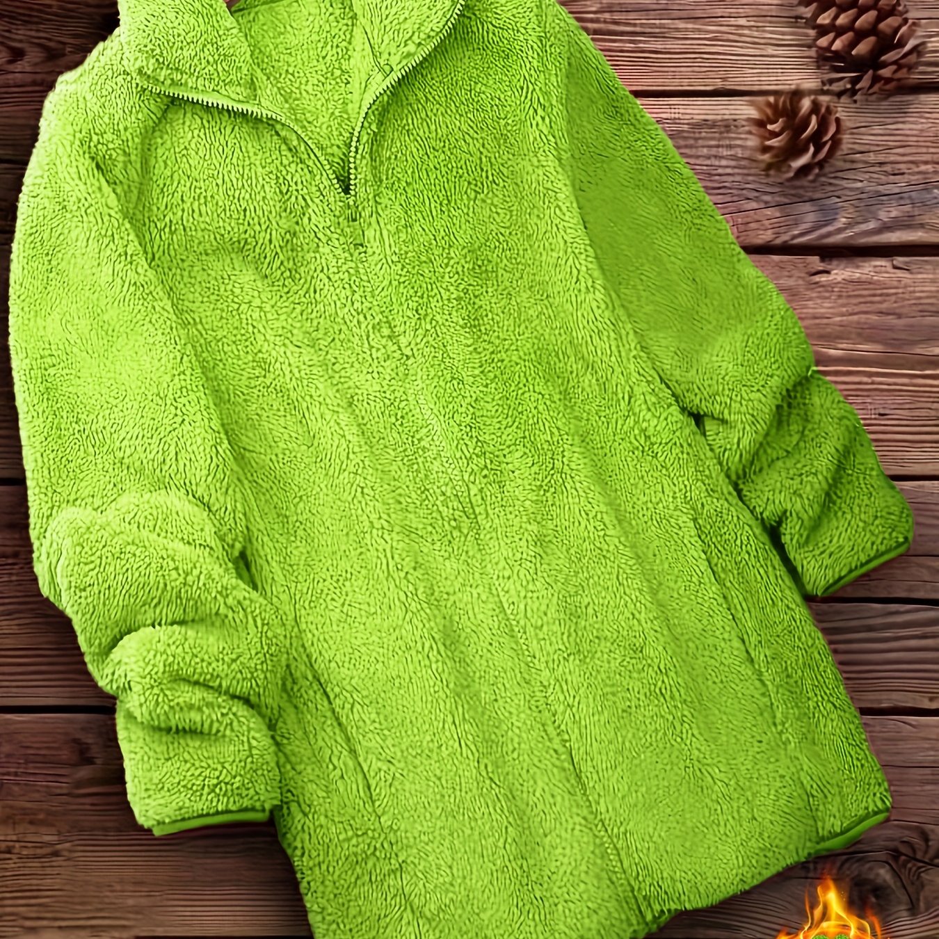 Women’s Solid Teddy Coat