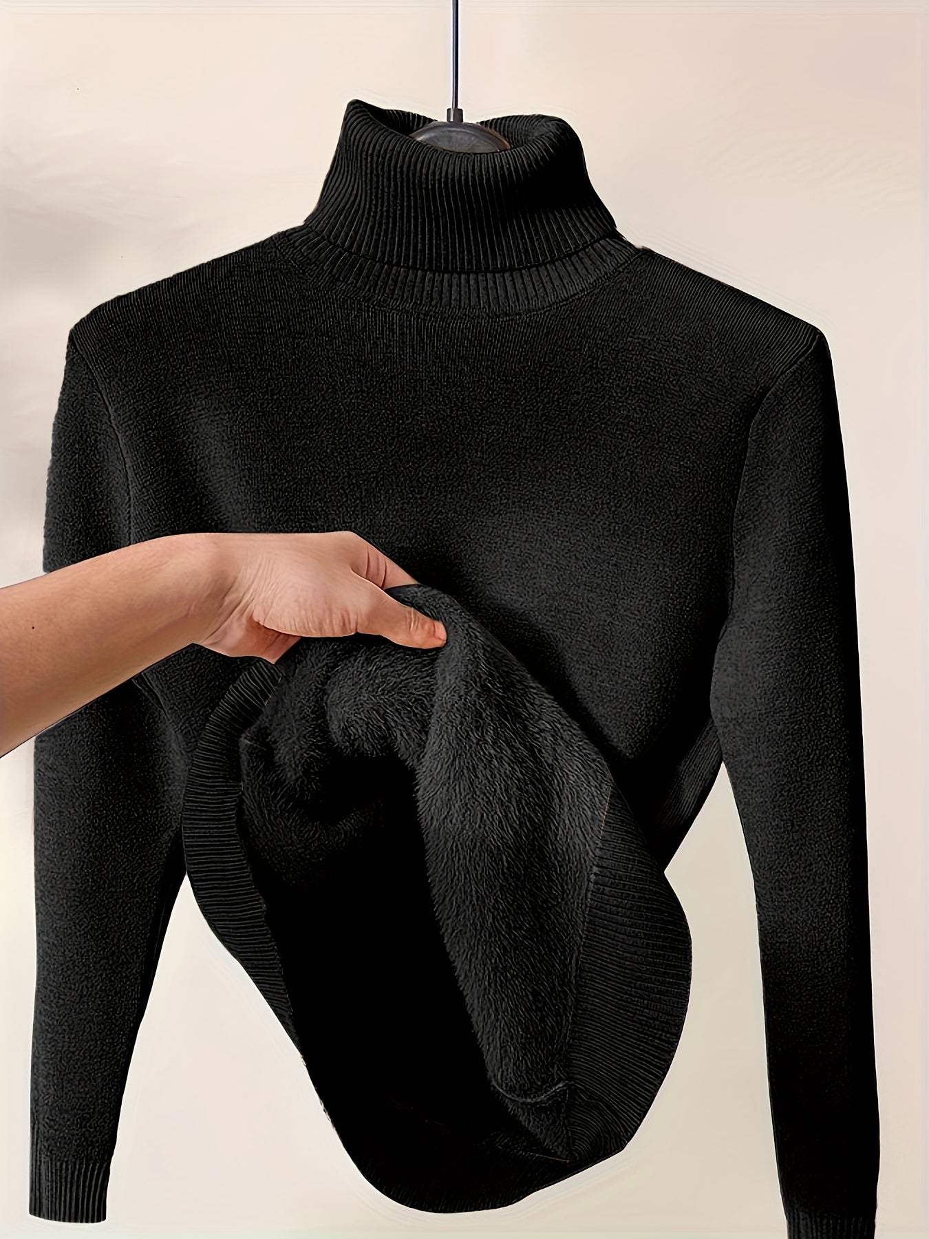High Neck Turtleneck Sweater