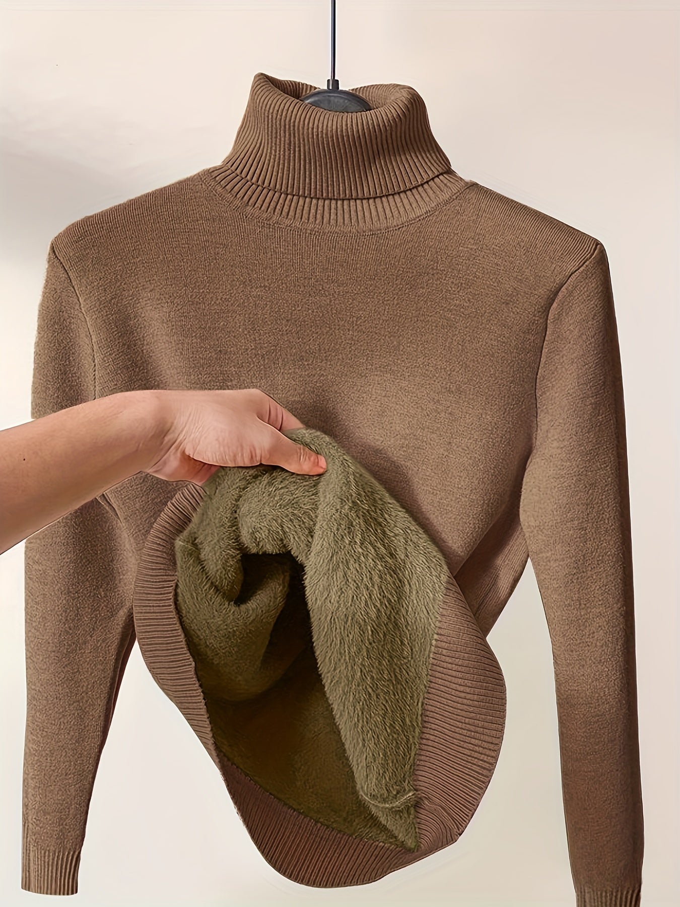 High Neck Turtleneck Sweater