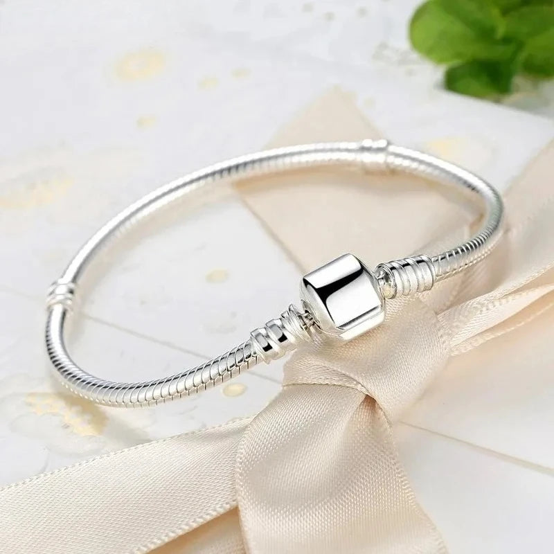 Handmade Snake Bone Charm Bracelet