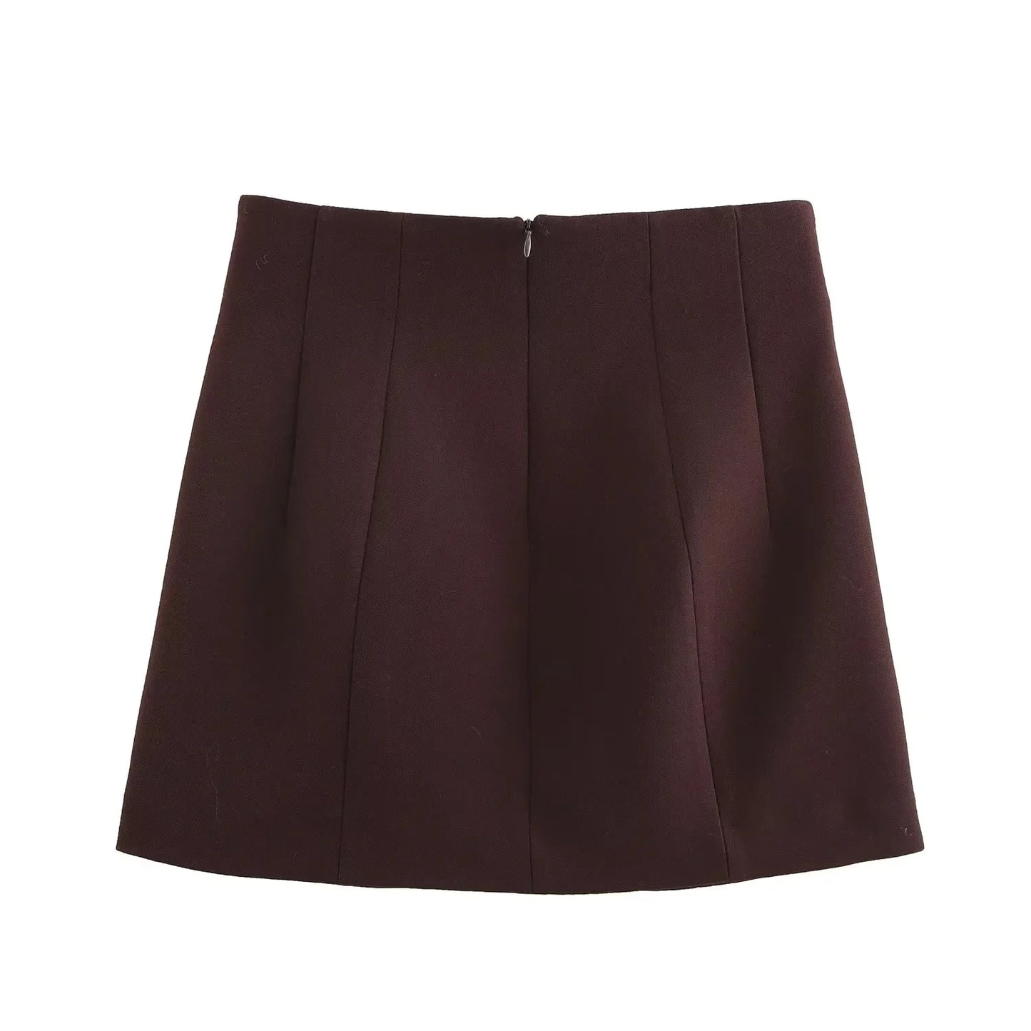 Brown Elegant Office Suit Set