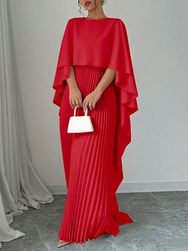 Cape Sleeve Dress