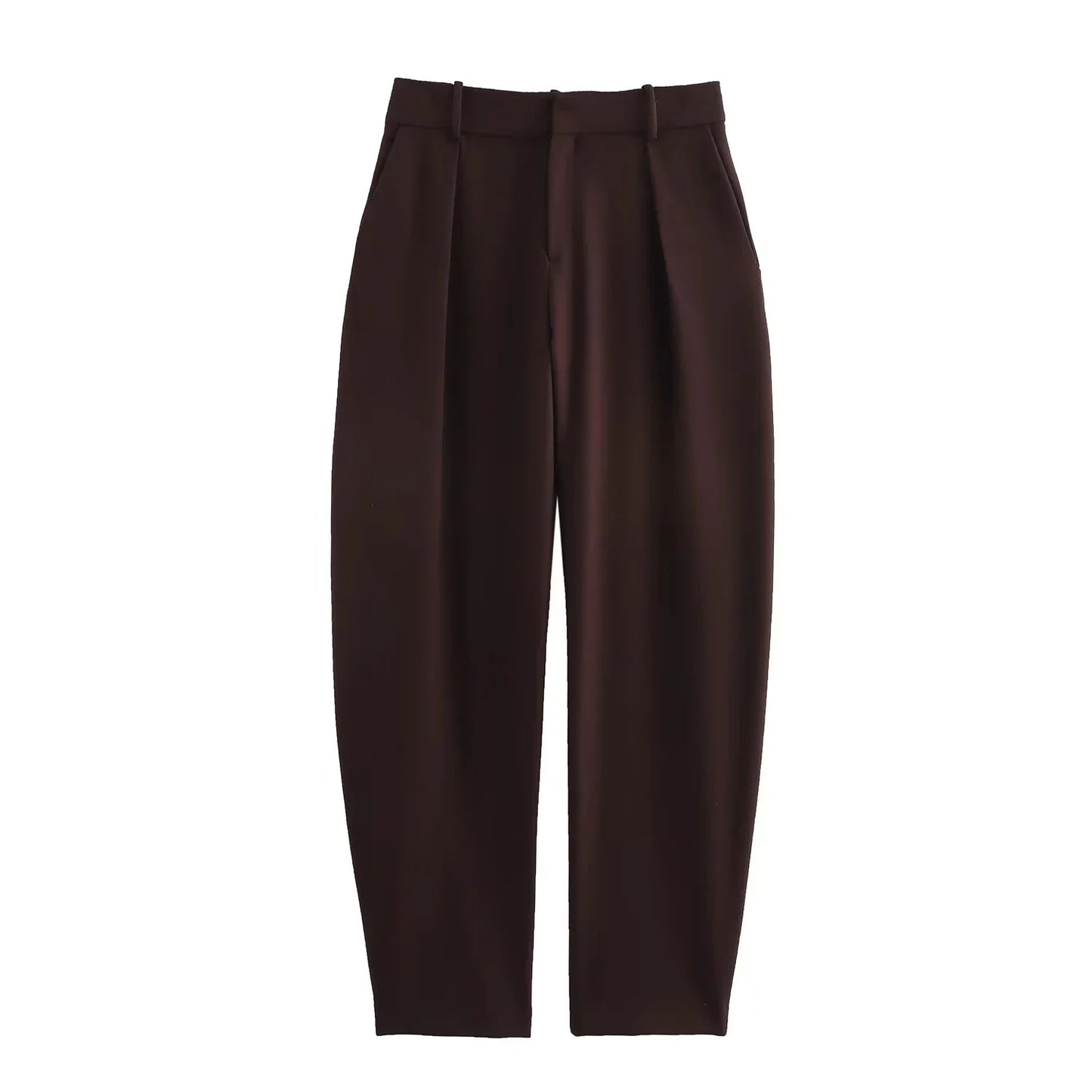 Brown Elegant Office Suit Set