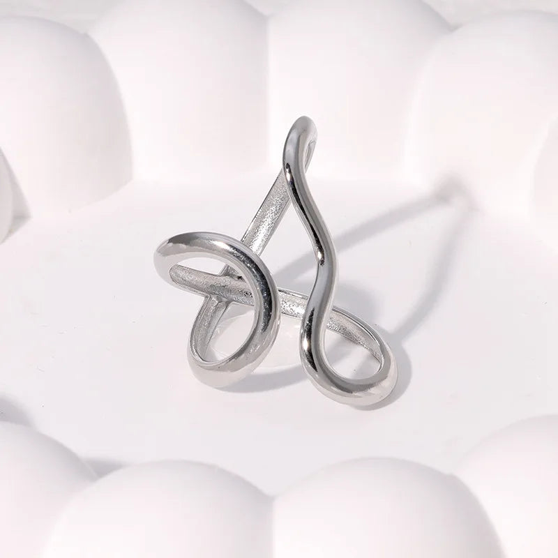 18K Gold Plated Waterproof Open Ring