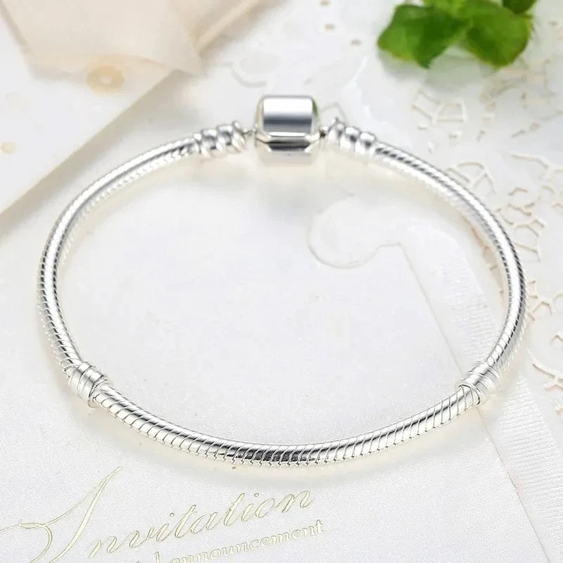 Handmade Snake Bone Charm Bracelet