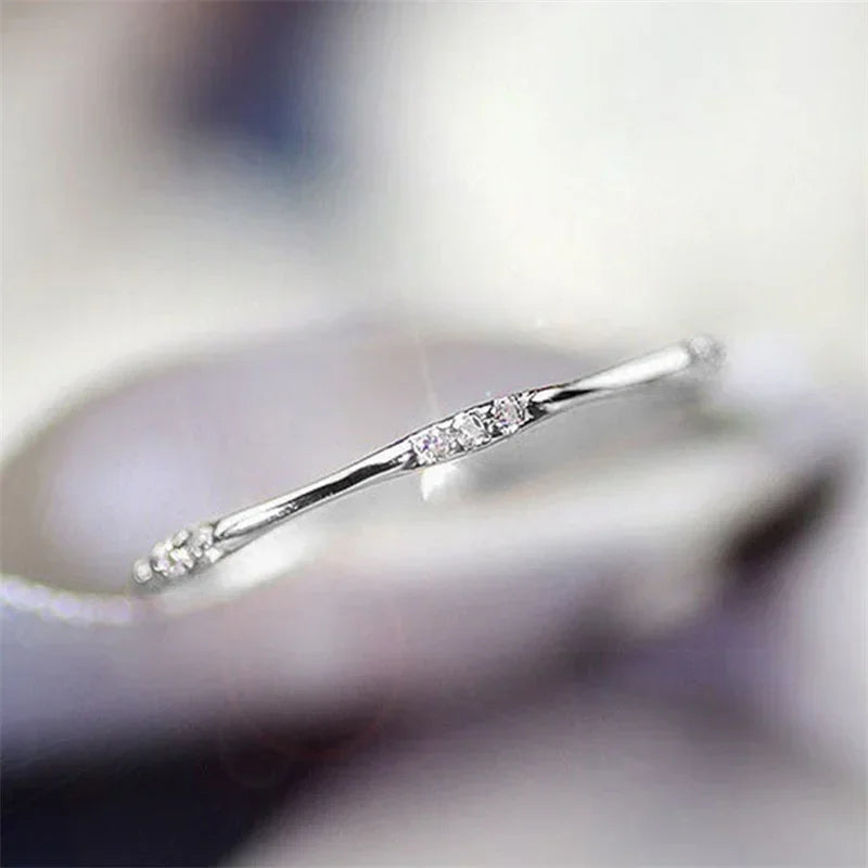 Delicate Spark Ring