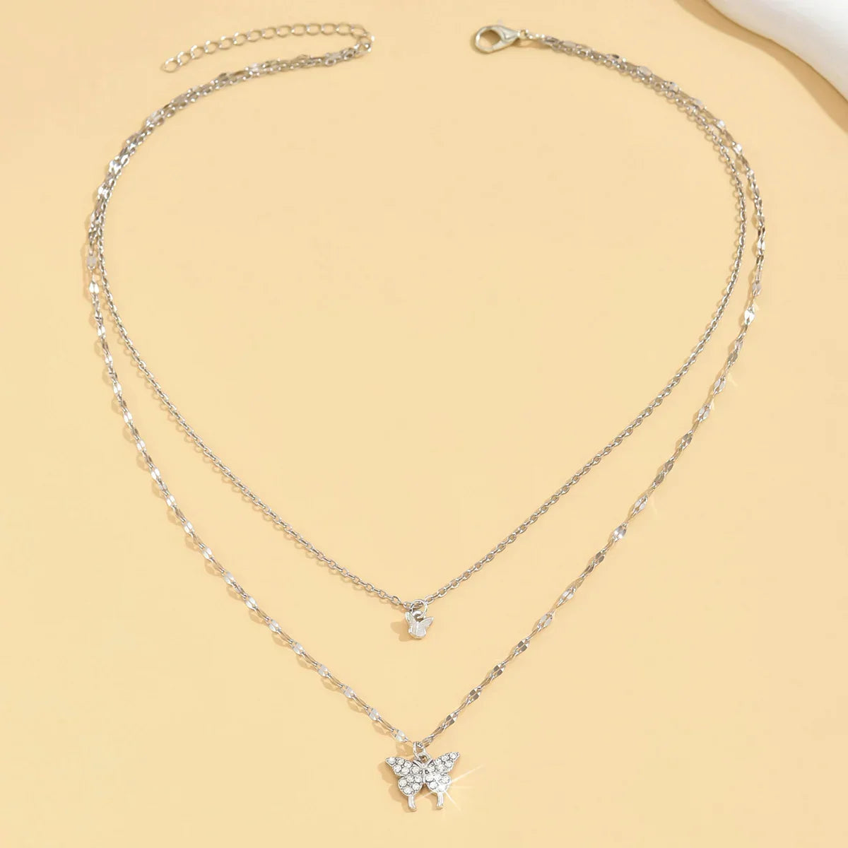 Sparkling Butterfly Necklace