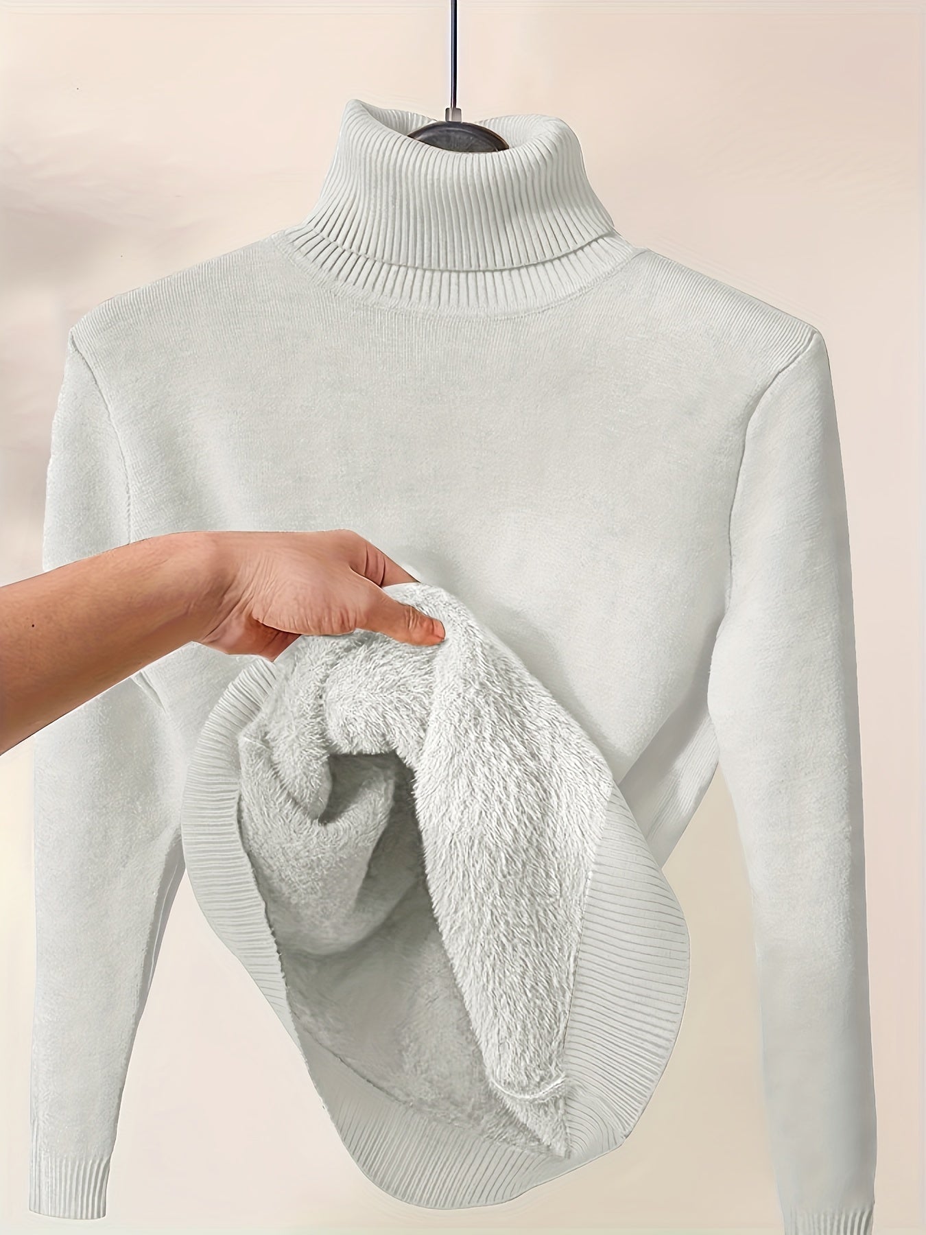High Neck Turtleneck Sweater