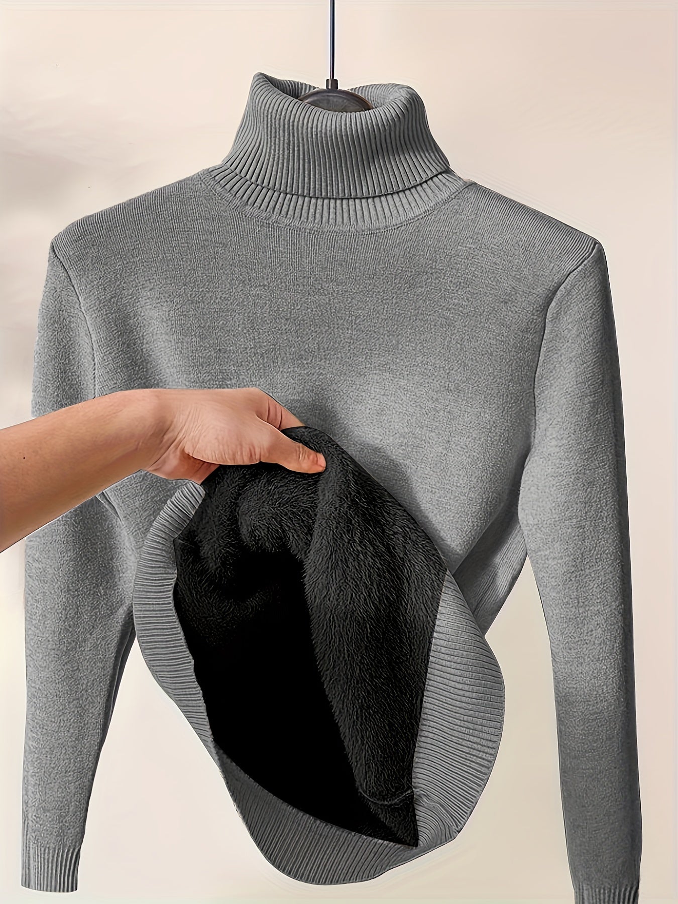 High Neck Turtleneck Sweater