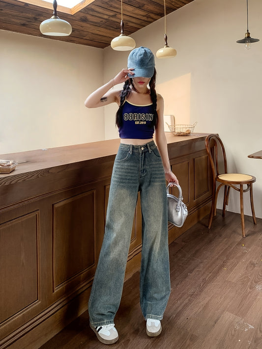Women’s Vintage High-Waist Jeans