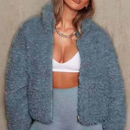 Women’s Short Lamb Wool Coat