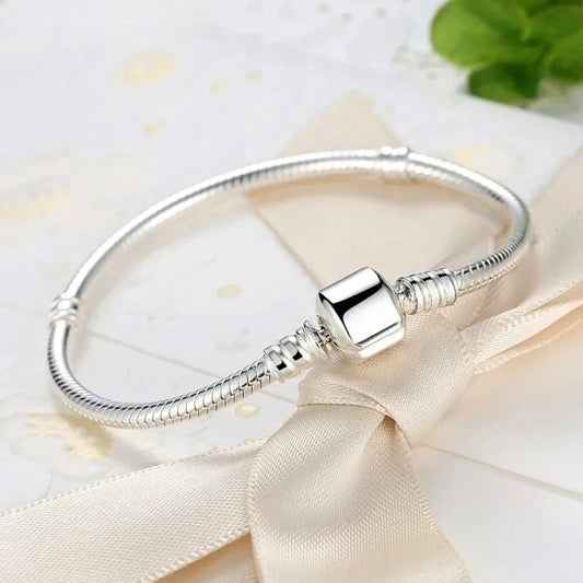Handmade Snake Bone Charm Bracelet