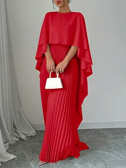 Cape Sleeve Dress