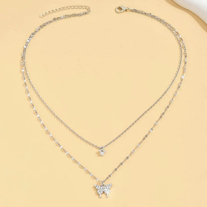 Sparkling Butterfly Necklace