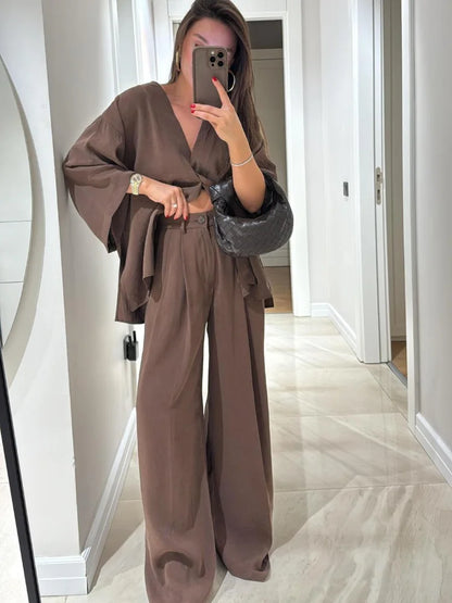 Women’s Oversized Linen & Cotton Set