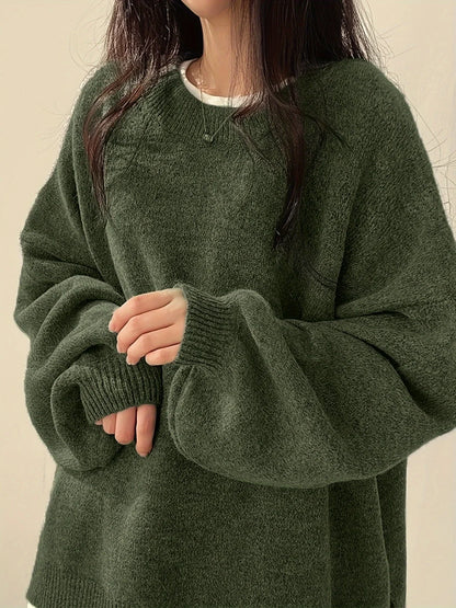 Crew Neck Pullover Sweater